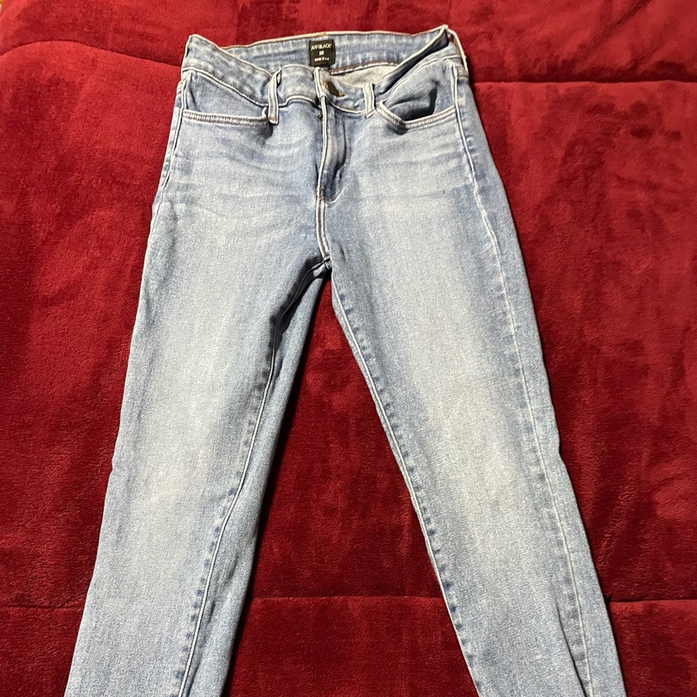 JUST BLACK DENIM Classic Slim Straight Jeans size 28